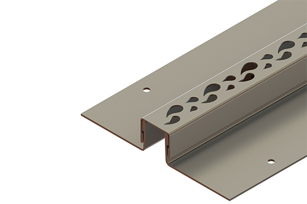 Duză decorativă din INOX pentru gratarele în fantă longitudinală DN100 Slot Drain